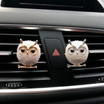 Pearl Owl Car Decoration Car Air Freshener Auto Outlet Perfume Clip Car Aroma Diffuser Car Accessories Auto Ornaments Gifts