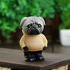 Cool Pug Car Dashboard Toys Car Accessories Interior Auto Decoration For Home Cartoon Puppy Dog Figures Car Ornaments Gifts Cute