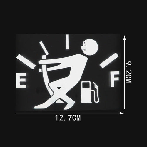 Funny Fuel Gauge Car Sticker